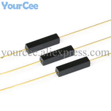 10pcs Reed Switch Magnetic Switch Normally Open Normally Closed NO NC Magnetic Conversion Sensor Induction Switch 4*28MM 1.8*10