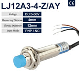 LJ12A3-4-Z/BX LJ12A3-4-Z/nach Proximity Switch Inductive Proximity Sensor Detection Switch NPN/PNP DC 6-36V-Ansatzsensor 12mm