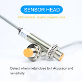 M8 M12 M18 M30 Inductive Proximity Sensor Switch Detect Metal Sensor Switches 12V DC 220V AC NPN PNP NO NC 2mm 4mm 8mm Detection