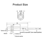 CDD-11/40N CDD-11/40P 2-10/10-40cm Distance Adjustable Infrared laser Diffuse Reflection Photoelectric Inductive Switch Sensor