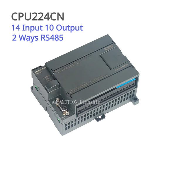CPU224CN Compatible Siemens S7-200 PLC 6ES7 214-1AD23-0XB8 Transistor 1BD23 RELAY 14I 10O Replacement for SIMATIC CPU224XP RS485