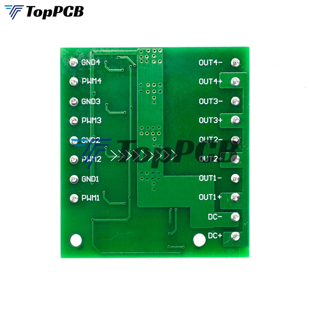 4-Channel MOS PLC Amplifier Board Driver Module PWM 3-20V to 3.7-27V D ...