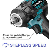 Makita Electric Wrench 560Nm Brushless Moter Impact Wrench Car Repair LED Lighting Cordless Power Tools For Makita 18V Battery