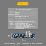 1pc 12v 24v Turn On/off Dimmable Touchless Ir Hand Sweep Wave Wardobe Cabinet PIR Induction Sensor Switch Sensor Module