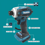 Makita DTD172 Impact Driver Drill 180Nm 18V Cordless Brushless Moter Electric ScrewDriver Power Tools For Makita 18V Battery