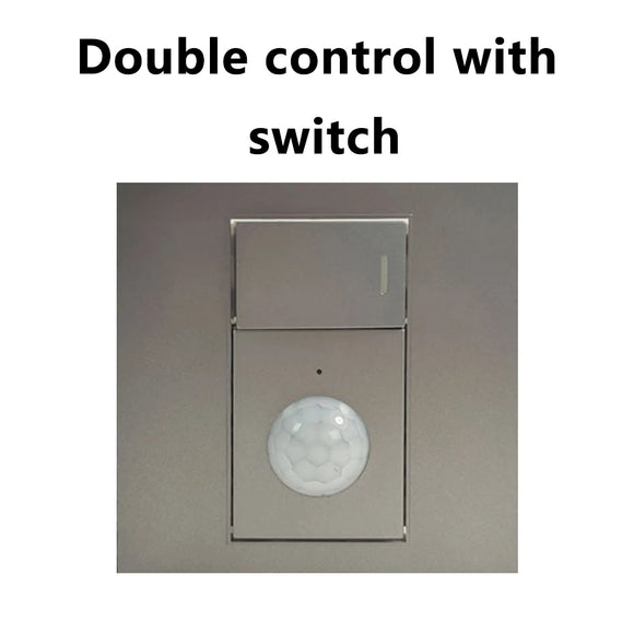 AC110V-240V 8LUX Smart PIR Motion Sensor Switch Recessed Infrared Auto Control ON/Off Wall Switch Human Body Induction Detector