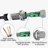 GTRIC Long Distance Proximity Sensor M8 10-30V NPN PNP NO NC Flush Non-Flush Sensing Range 2mm 4mm Inductive Switch