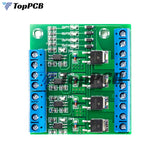 4-Channel MOS PLC Amplifier Board Driver Module PWM 3-20V to 3.7-27V DC 10A Board Driver 4-Channel MOSFET PLC Amplifier