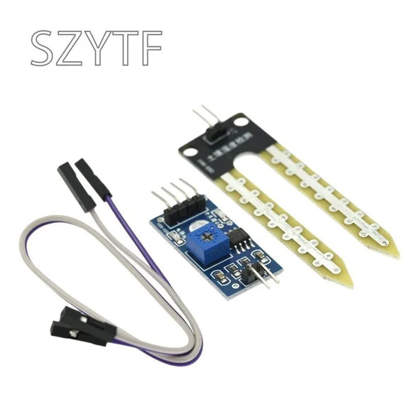 LM393 Bodenfeuchtigkeit Hygrometer -Detektionsfeuchtigkeitssensor -Modulentwicklung DIY Roboter Smart Car für Arduino