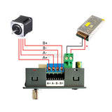 Drive Integrated 42 57 Stepper Motor Driver Controller Forward Reverse Control Driver Angle Pulse Speed PLC Serial Communication