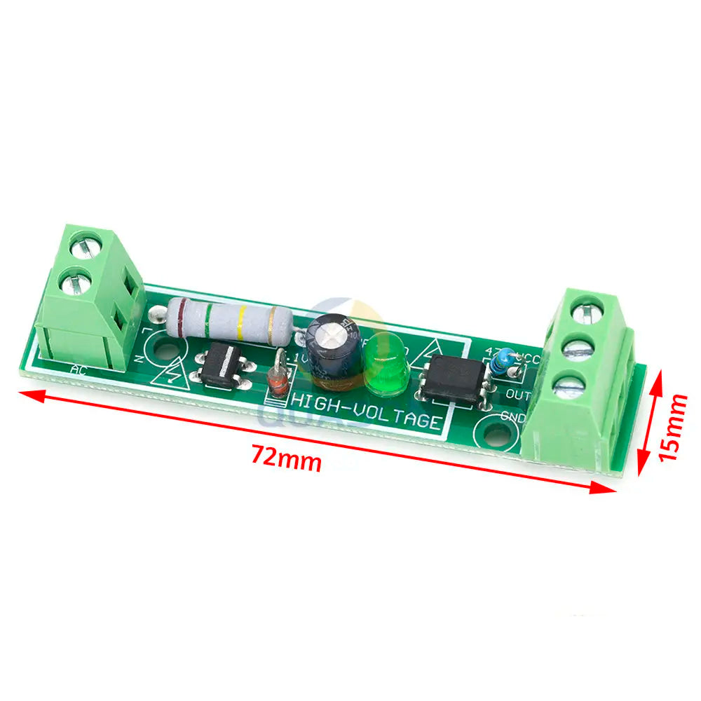 1-Bit AC 220V Optocoupler Isolation Module Voltage Detect Board Adapti ...