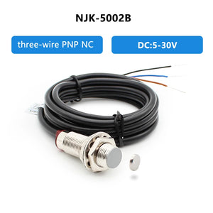 M12 10mm Sensing Distance NJK-5002 DC 5-30V PNP NPN NO NC Hall Magnetic Induction Proximity Sensor Switch