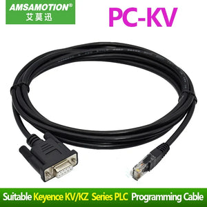 PC-KV For Keyence KV Series PLC Programming Cable RS232  Serials Download Line