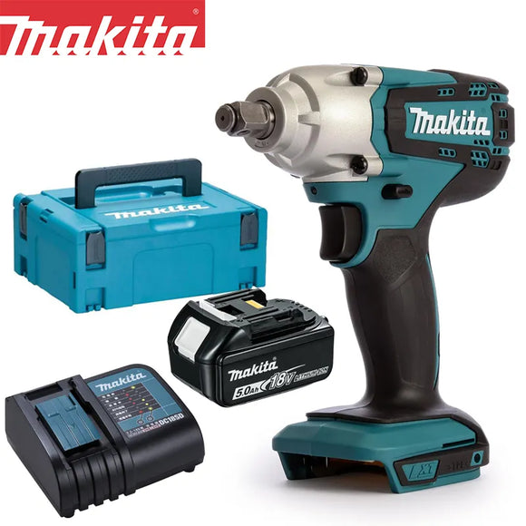 Makita DTW190 18V Cordless Impact Wrench High Torque Lithium Battery Auto Repair Air Gun Electric Wrench Original Power Tools