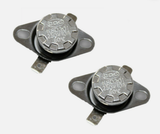 Termostato KSD301 NC de 125 °C con interruptor de control térmico de 10 A y 250 V.