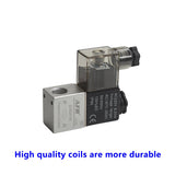 2V025-08 dc12v 24v 220v airtac type pneumatic air solenoid valve  2 Position 2 Port Normally Closed Air Magnetic Valve Pneumatic