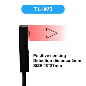 Cloweit TL-W3 Series Metal Detection Small Square Switch Non-flush 3mm 4mm DC 3-wire Inductive Proximity Sensor Датчик выключате