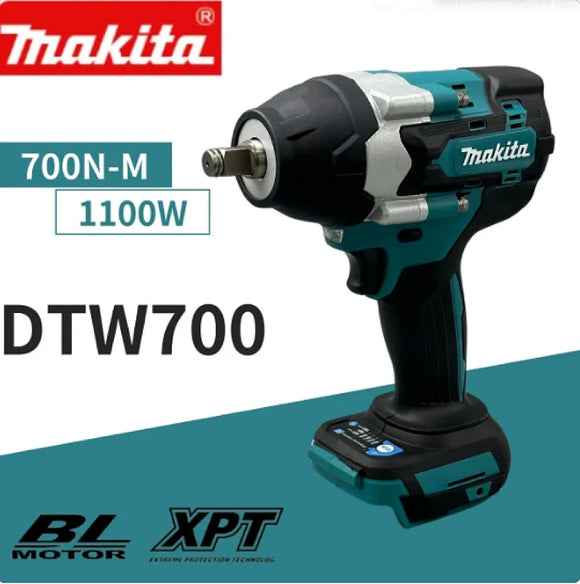 Makita DTW700 18V Brushless Electric Wrench Cordless Drill Screwdriver Free Delivery Large Torque Power Tools Torque Wrench New